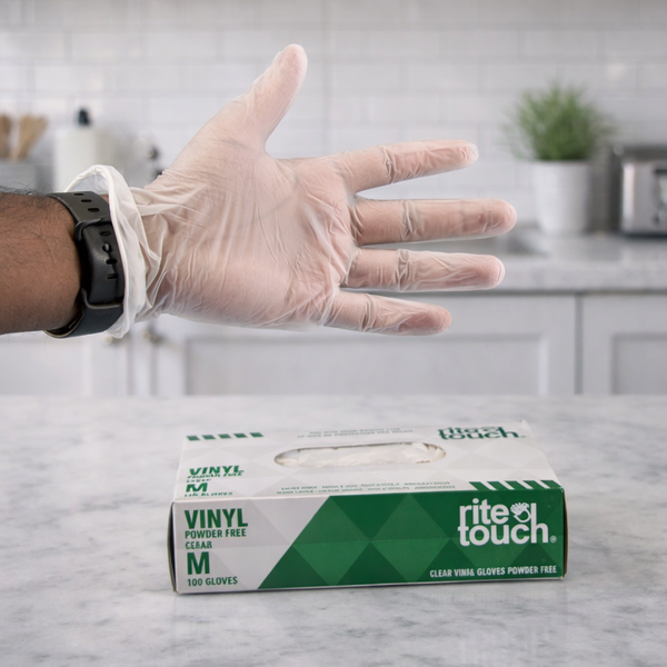 Vinyl gloves RiteTouch MEDIUM (1000 Pcs)