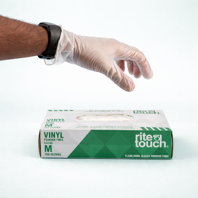 Vinyl gloves RiteTouch MEDIUM (1000 Pcs)