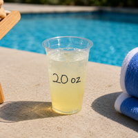 20oz Clear drinking cup (1000 Pcs)
