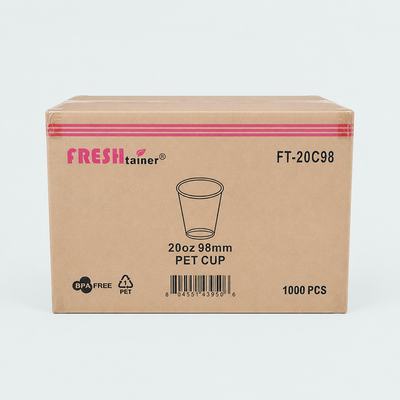20oz Clear drinking cup (1000 Pcs)