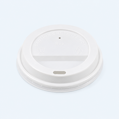 8oz paper cup white dome lid (1000 Pcs)