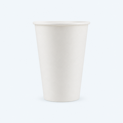 16oz white paper cup (1000 Pcs)