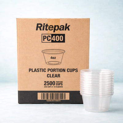 4oz Clear plastic portion cup (2500 Pcs)