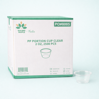 2oz Clear Plastic Portion cup(2500 Pcs)